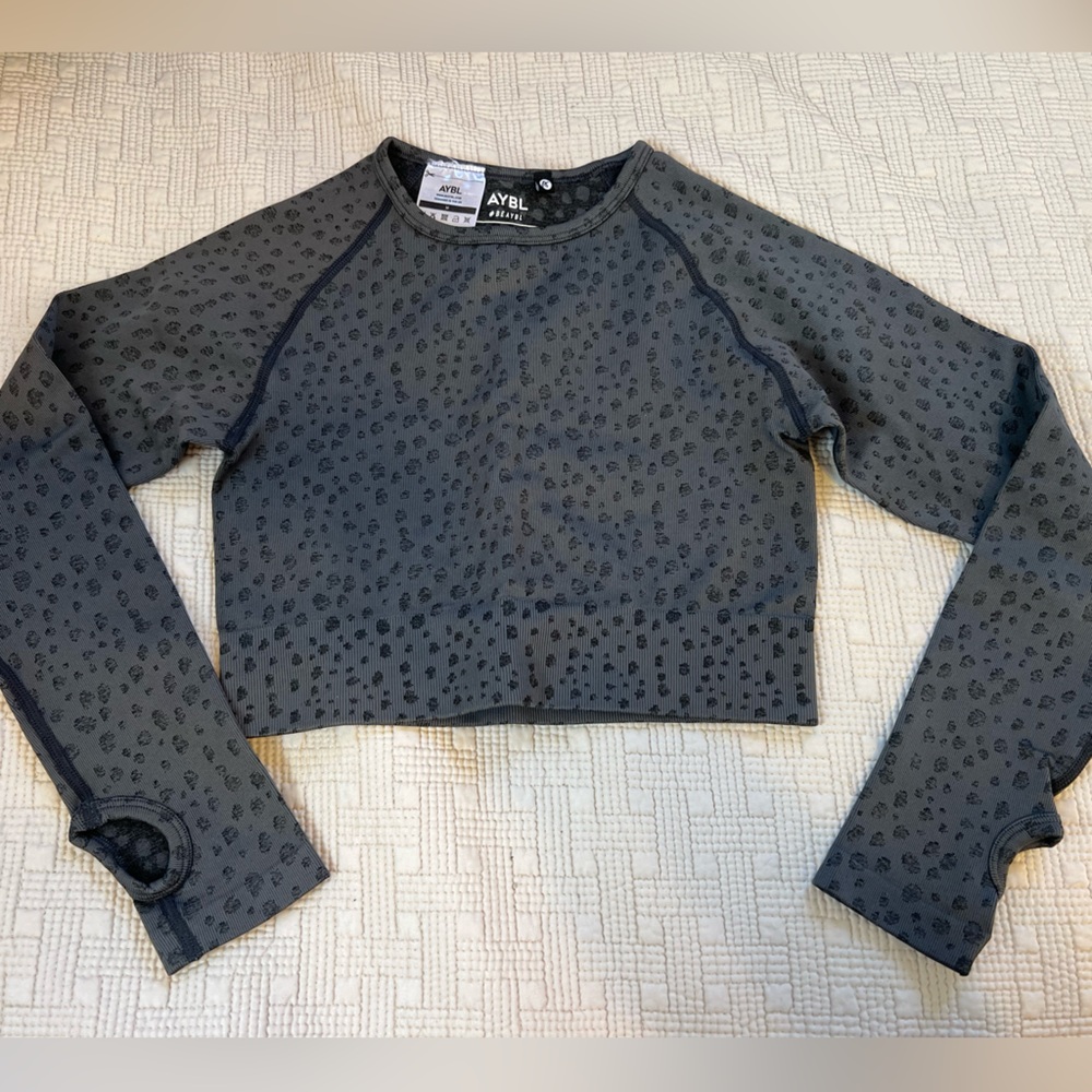 Activewear Long Sleeve Crop Top